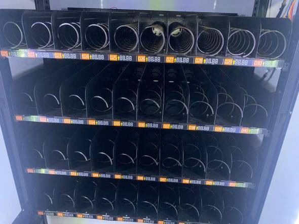 spiral spring on vending machine